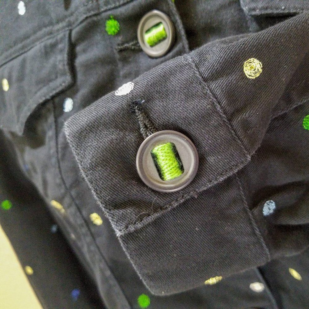 Ruby Rd Embroidered Denim Jacket size 10 - Picture 4 of 8